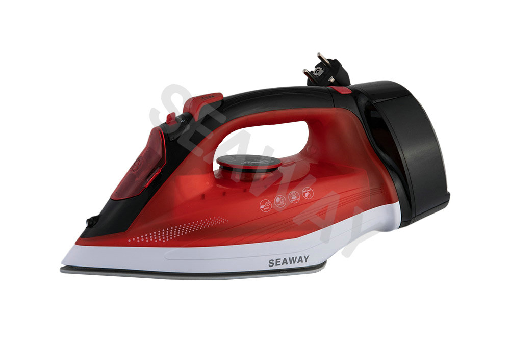 SW-605Cフル機能電気スチームアイロン、瓦礫ハンドル付き